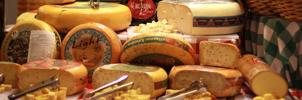 Lojas e produtos alimentares no Shopping Online