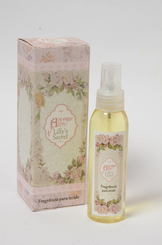 Fragrância para tecidos aroma Lillys Secret