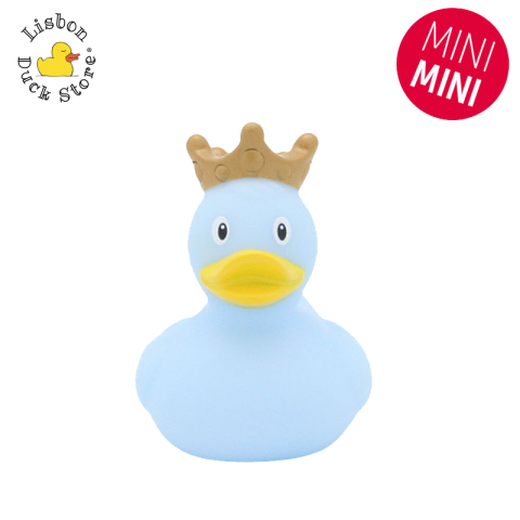 Mini Blue Duck with Crown
