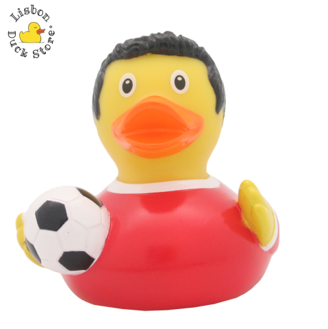 Football Player Duck, red