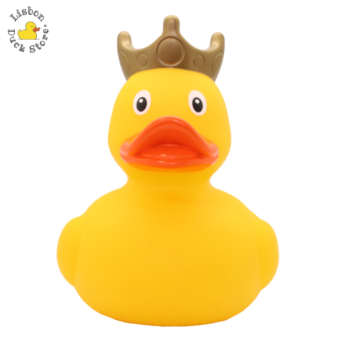 XXL Yellow Duck with Crown