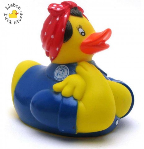 [ESGOTADO/SOLD OUT] Rosie the riveter Duck