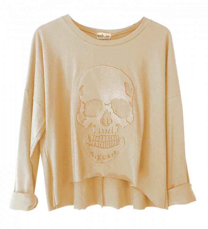 Camisola CAVEIRA - CREME 