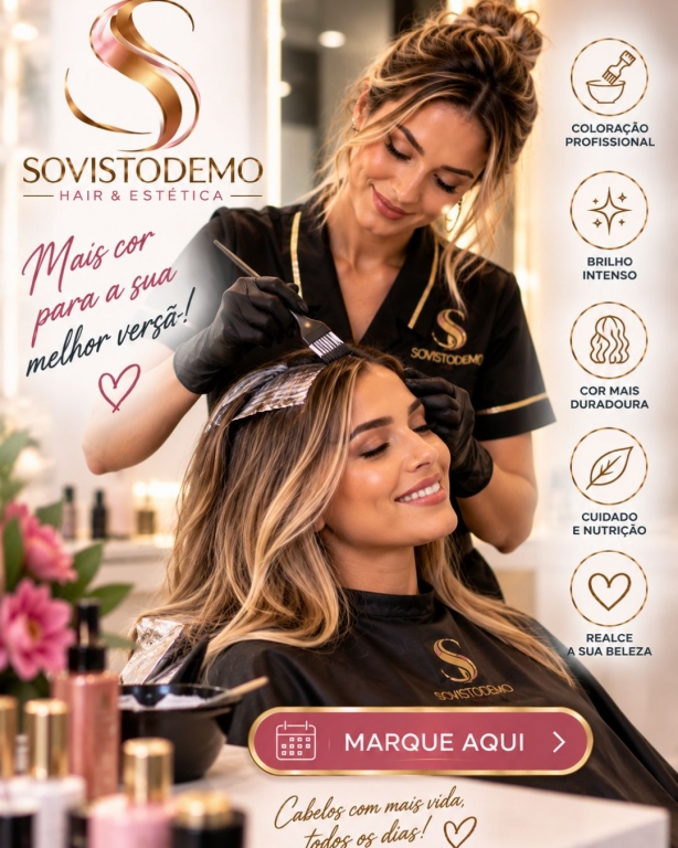 COLORAÇÃO DE CABELO